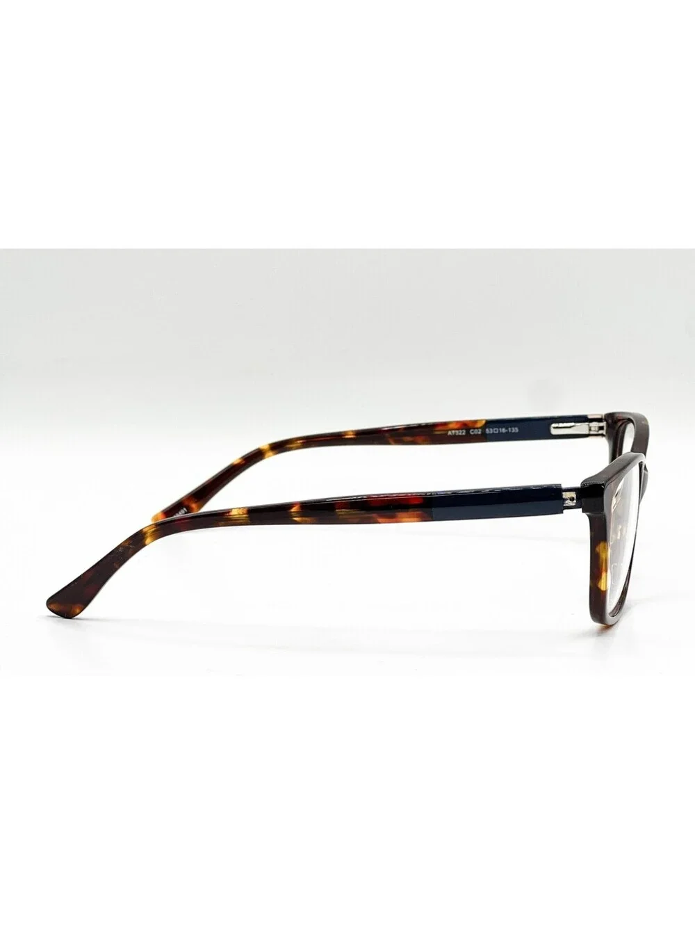 Ann Taylor At322 C02 Tortoise/Navy Authentic Eyeglasses 53-16-135